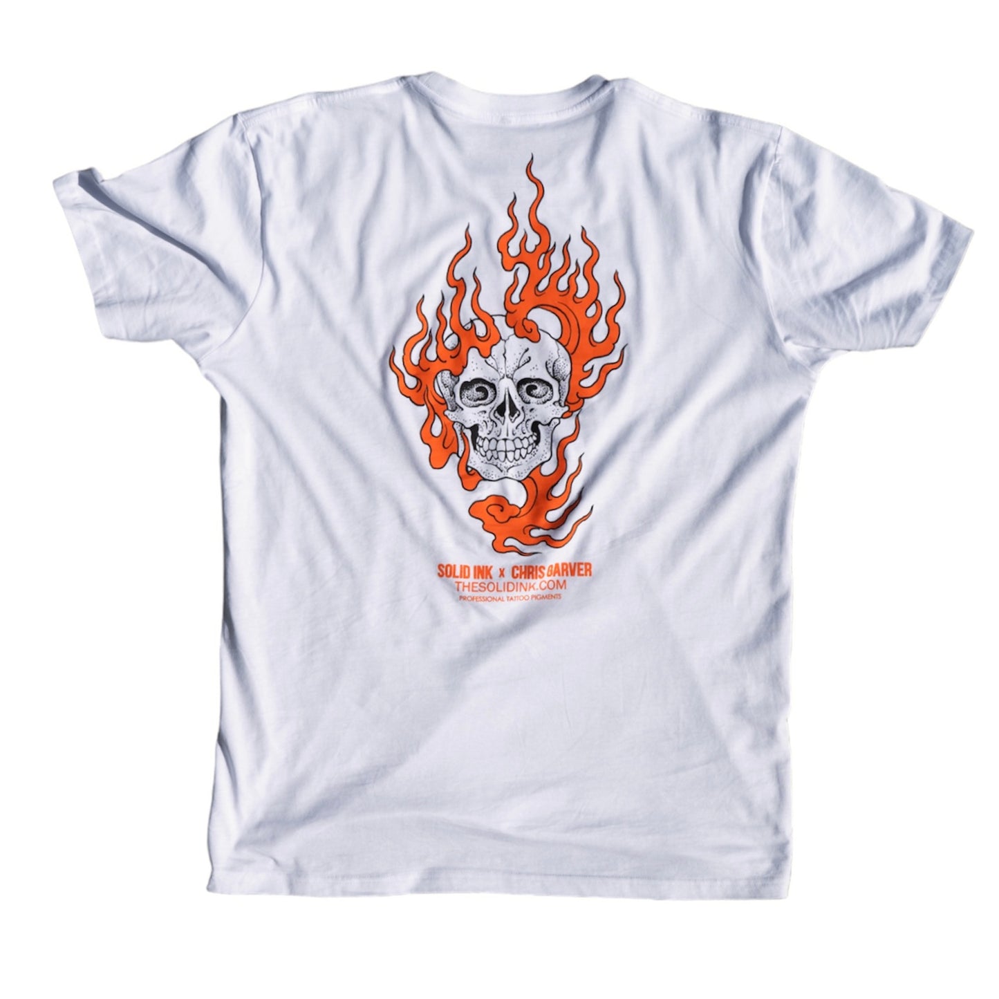 .NEW White Chris Garver T-Shirt 2024