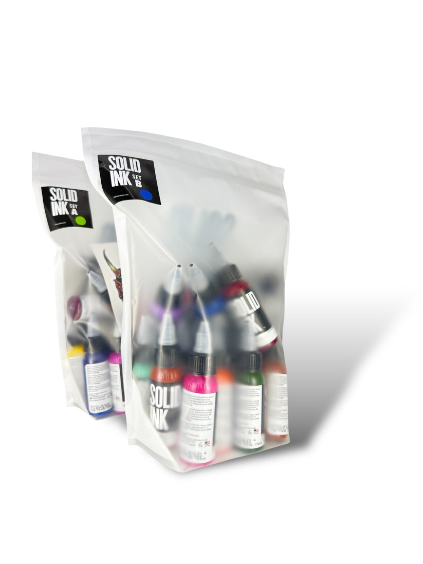 50 Colors Deluxe Tattoo Ink Set – Solid Ink
