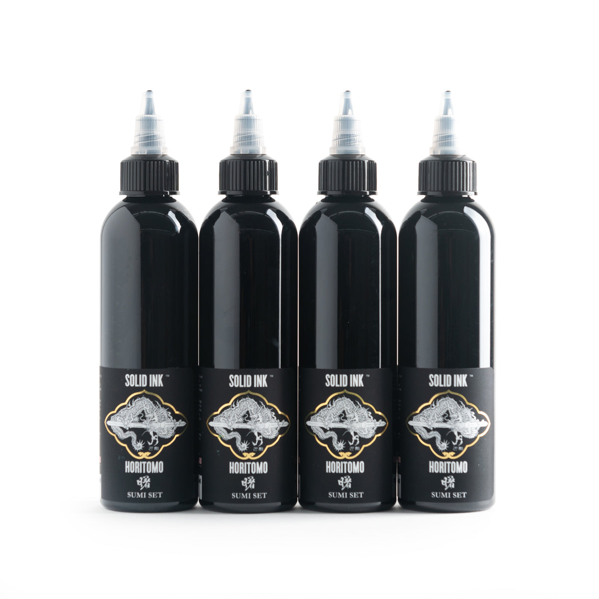 Horitomo | Sumi Set (Black, Dark, Medium, Light)