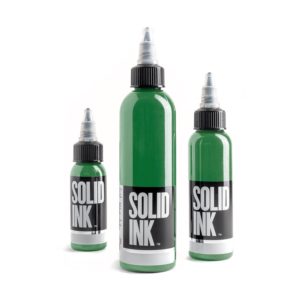 Medium Green Tattoo Ink - Solid Ink